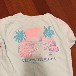 Vineyard Vines Kids T-Shirt with Palm Tree Design